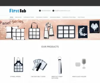 Firstsublimation.com(FirstSub-Dye Sublimation Supplies,Sublimation Blanks,Textile,Mugs,Heat Press Machine) Screenshot