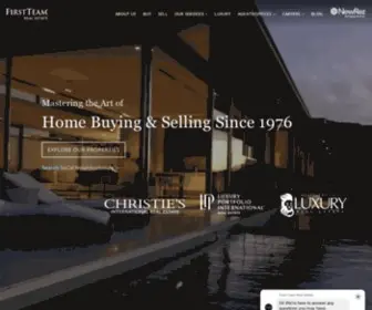 Firstteam.com(First Team Real Estate) Screenshot