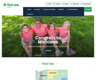 Firstteeindiana.org(First Tee) Screenshot