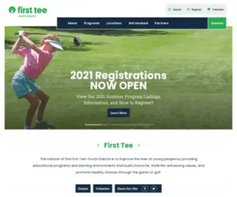 Firstteesouthdakota.org(First Tee) Screenshot