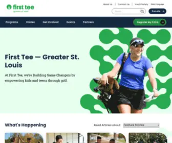 Firstteestlouis.org(First Tee) Screenshot