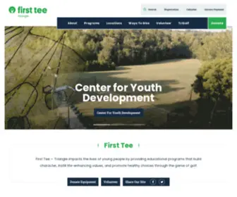 Firstteetriangle.org(First Tee) Screenshot