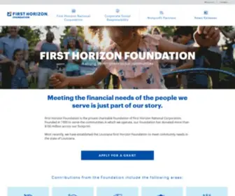 Firsttennesseefoundation.com(First Horizon Foundation) Screenshot