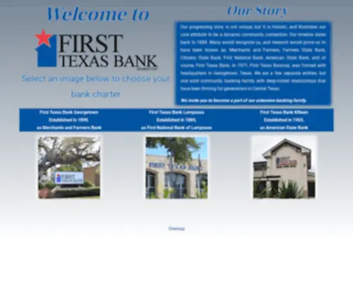 Firsttexas-GTWN.com(First Texas Bank) Screenshot