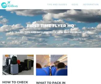 Firsttimeflyerhq.com(First Time Flyer HQ) Screenshot