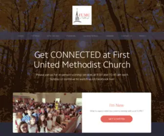 Firstumchurch.com(FUMC) Screenshot