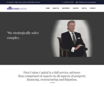 Firstunioncapital.global(Property Financial Advisor & Mortagage Brokers Sydney) Screenshot