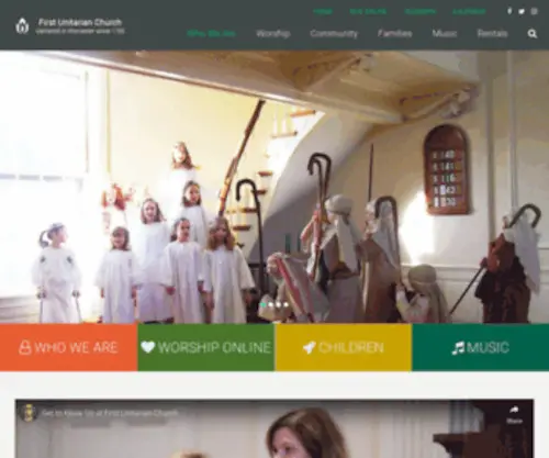 Firstunitarian.com(First Unitarian Church) Screenshot