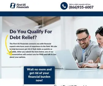 Firstusfinancials.com(Do You Qualify For Debt Relief) Screenshot