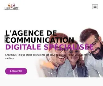 Firstviewagency.com(Agence de Communication Digitale) Screenshot