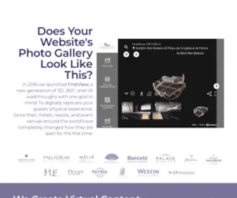 Firstview.us(We Create ContentThat Brings Your HotelTo Life) Screenshot