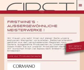 Firstwine.ch(Firstwine) Screenshot