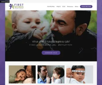 Firstwordsproject.com(Watch, Learn, and Spread the Word) Screenshot