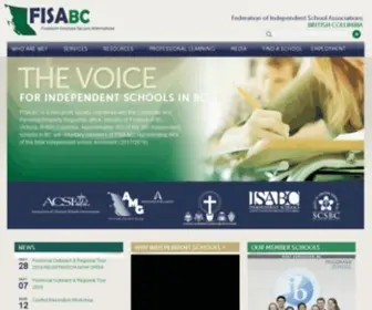FisABC.ca(Independent schools associations) Screenshot