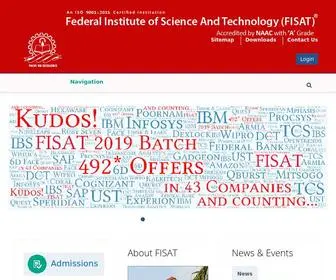 Fisat.ac.in(Federal Institute of Science & Technology) Screenshot