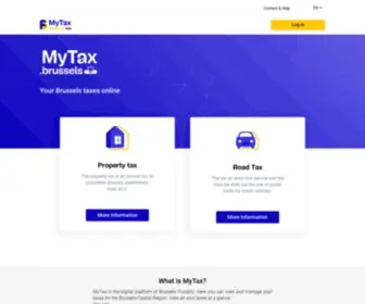 Fisc.brussels(The new Brussels platform for viewing and managing your taxes) Screenshot
