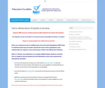 Fisc.ch(Votre déclaration d'impôts à Genève) Screenshot