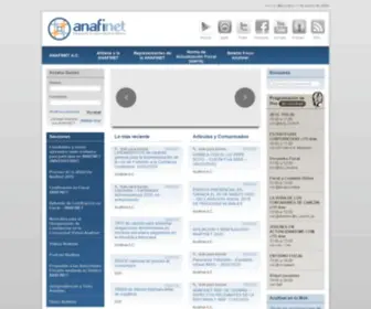 Fiscalistas.mx(Anafinet A.C. § Comunidad de profesionales interesados en la información fiscal y temas afines a esta área de especialización) Screenshot