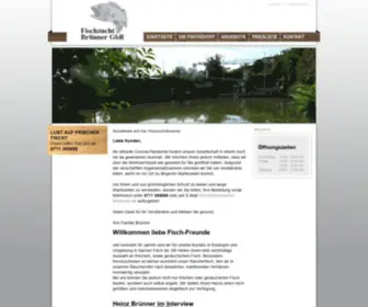 Fisch-Bruenner.de(Fischzucht-Bruenner) Screenshot