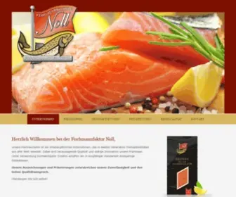 Fisch-Noll.de(Feinfischräucherei Noll) Screenshot