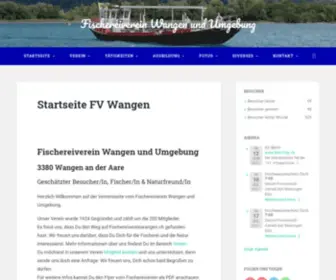 Fischereivereinwangen.ch(Fischereiverein Wangen und Umgebung) Screenshot