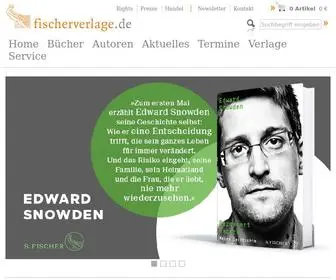Fischerverlage.de(S. Fischer Verlage) Screenshot