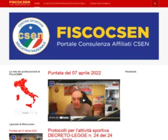 Fiscocsen.it(Fisco C.S.E.N) Screenshot