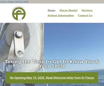 Fiscusdentistry.com(Andrew Fiscus DDS) Screenshot