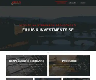 Fise.cz(Filius & Investments SE) Screenshot