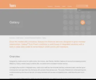 Fiserv-Galaxy.com(Fiserv Galaxy) Screenshot