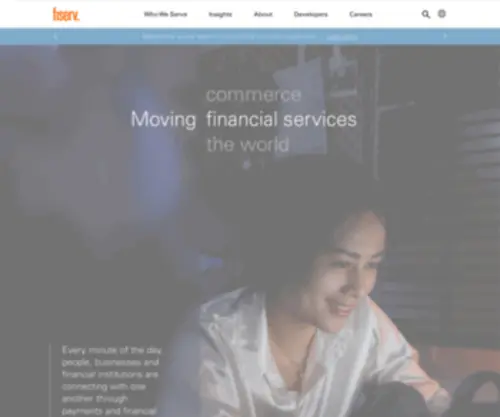 Fiserv.com(Financial Services Technology) Screenshot