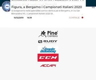Fisg.it(Federazione Italiana Sport del Ghiaccio) Screenshot