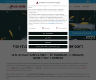 Fish-Fever.de(Aquaristik-Onlineshop + Ladengeschäft im Raum München und Augsburg. Viele Tausend Produkte) Screenshot