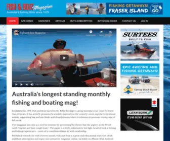 Fishandboat.com.au(Fish & Boat Magazine) Screenshot