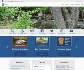 Fishandboat.com(Official site of the Pennsylvania Fish and Boat Commission. Our mission) Screenshot