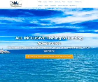 Fishandhuntoutfitters.com(All Inclusive Fishing & Hunting Trips for Private Groups) Screenshot