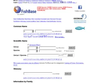 Fishbase.ca(Fishbase) Screenshot