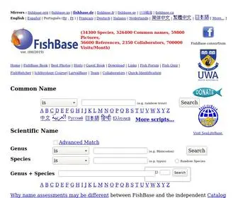 Fishbase.de(Search FishBase) Screenshot