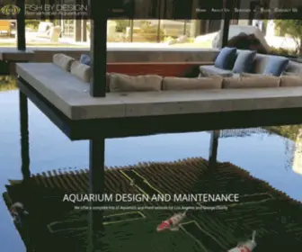Fishbydesign.com(Aquarium Design and Installation in Los Angeles and Orange County) Screenshot