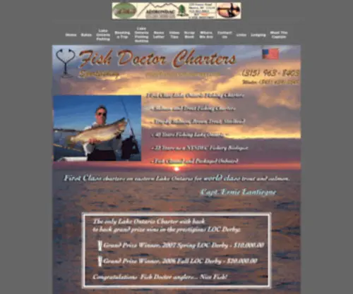 Fishdoctorcharters.com(Lake Ontario Fishing Charters) Screenshot