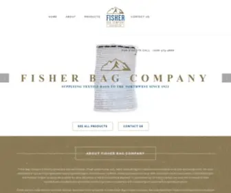 Fisherbag.com(Fisher Bag Company) Screenshot