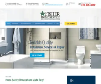 Fisherbathsafety.com(Bathroom Remodeling Contractors Toledo) Screenshot