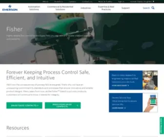 Fisher.com(Emerson US) Screenshot