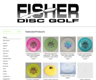 FisherdiscGolf.com(Fisher Disc Golf) Screenshot