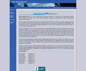 Fisherenterprisesllc.com(Difficult Commercial Financing) Screenshot