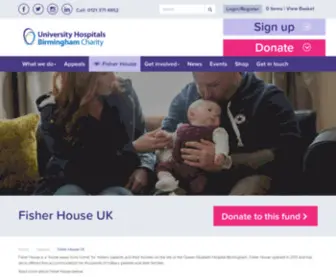 Fisherhouseuk.org(Fisher House UK) Screenshot