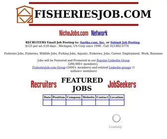 Fisheriesjob.com(Fisheries Jobs) Screenshot