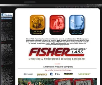 Fisherlab.com(Fisher Research Laboratory) Screenshot