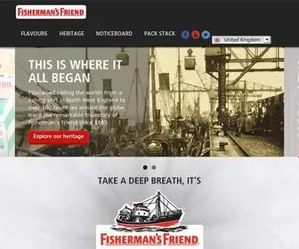 Fishermansfriend.com(Fisherman’s Friend) Screenshot