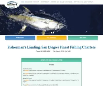 Fishermanslanding.com(Fisherman's Landing) Screenshot